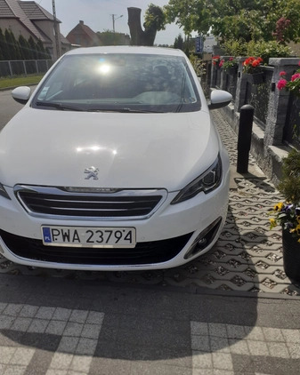 Peugeot 308 cena 38500 przebieg: 116360, rok produkcji 2015 z Wyszogród małe 466